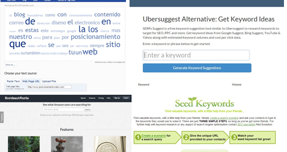 Herramientas para analizar palabras clave